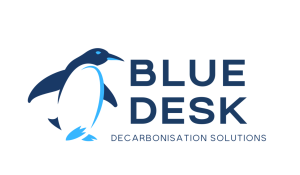 blue desk Logo